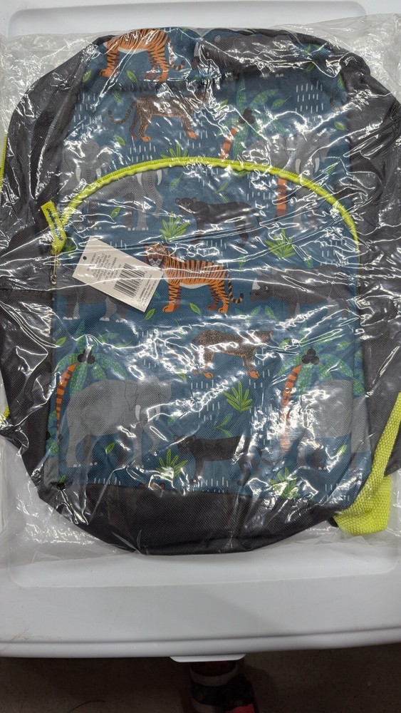 Kids Back To School Tiger Bookbag Brand New-image