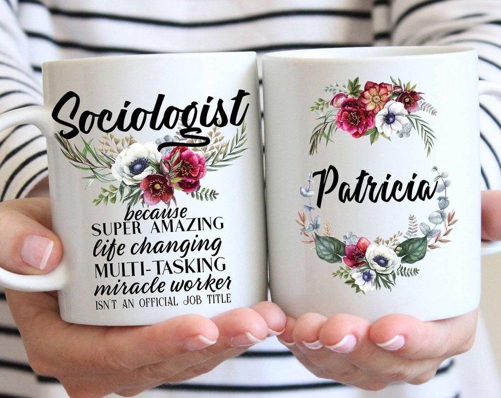 Personalized Sociologist Gift For Women L Thank You Appreciation Birthday