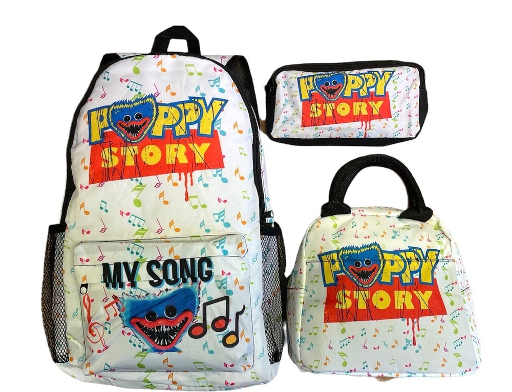 Kids Backpack Set with Lunch Bag and Pencil Box for School-image