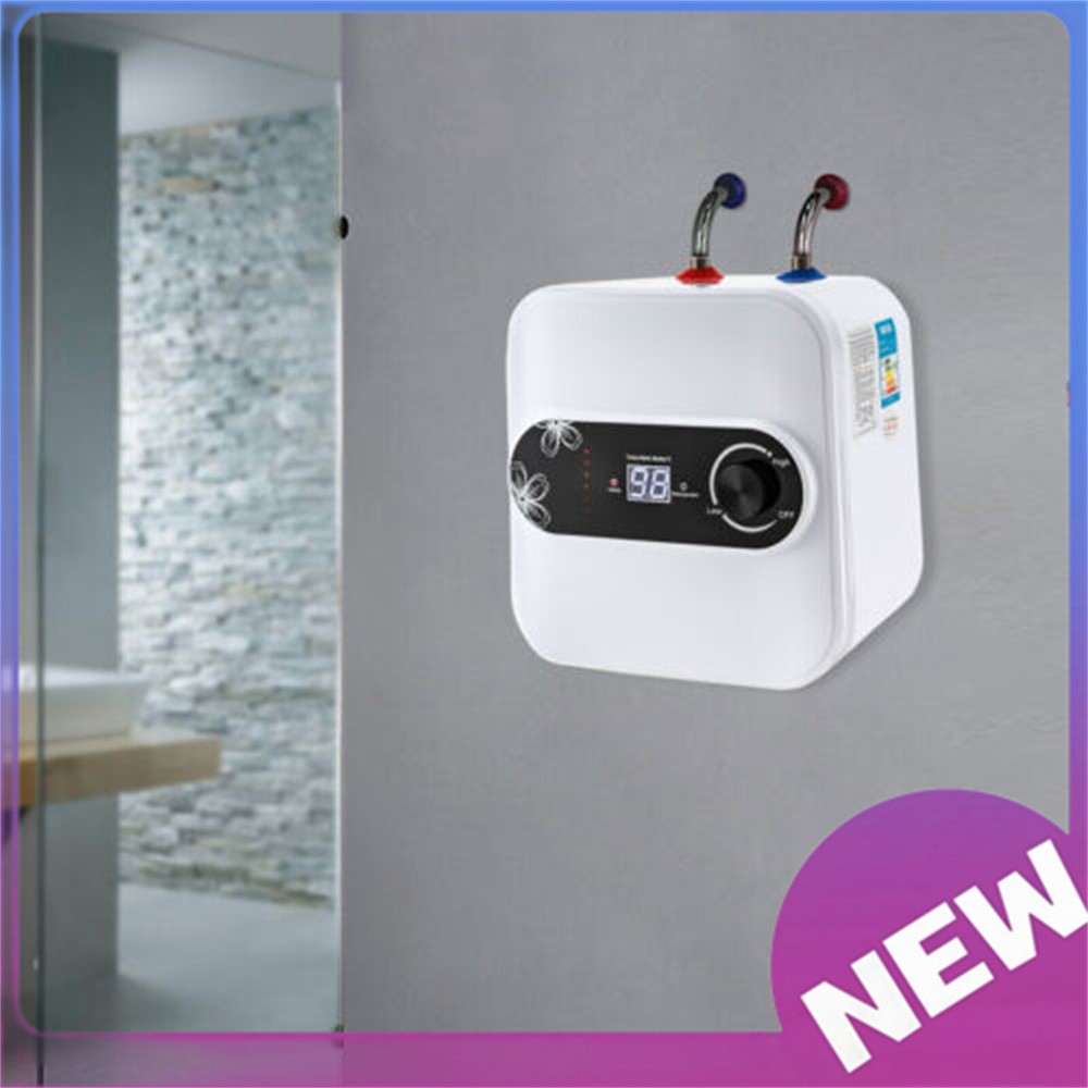 1.5KW Electric Mini-Tank Water Heater for RV Trailer Kitchen Under Sink Counter