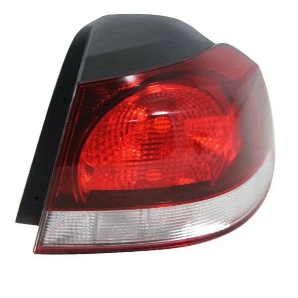 For 10-14 Golf/GTI Outer Taillight Taillamp Rear Brake Light w/o Bulb Right Side