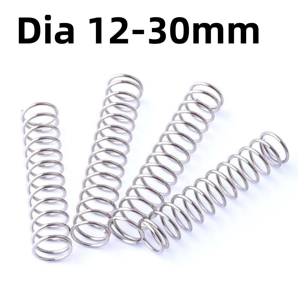 10-305mm 2mm Wire Dia Stainless Steel Compression Springs 12-30mm Length