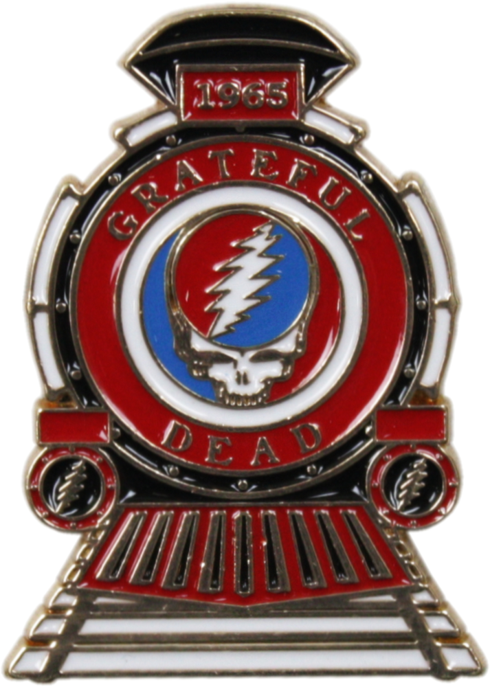 Grateful Dead 60s Rock Music Band Train Enamel Pin Badge Lapel Button 4098