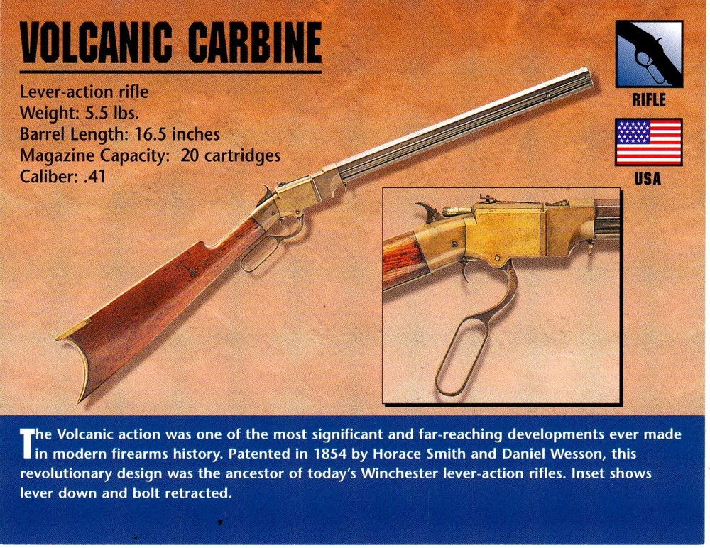 Volcanic Carbine Rifle Classic Firearms Photo Card u