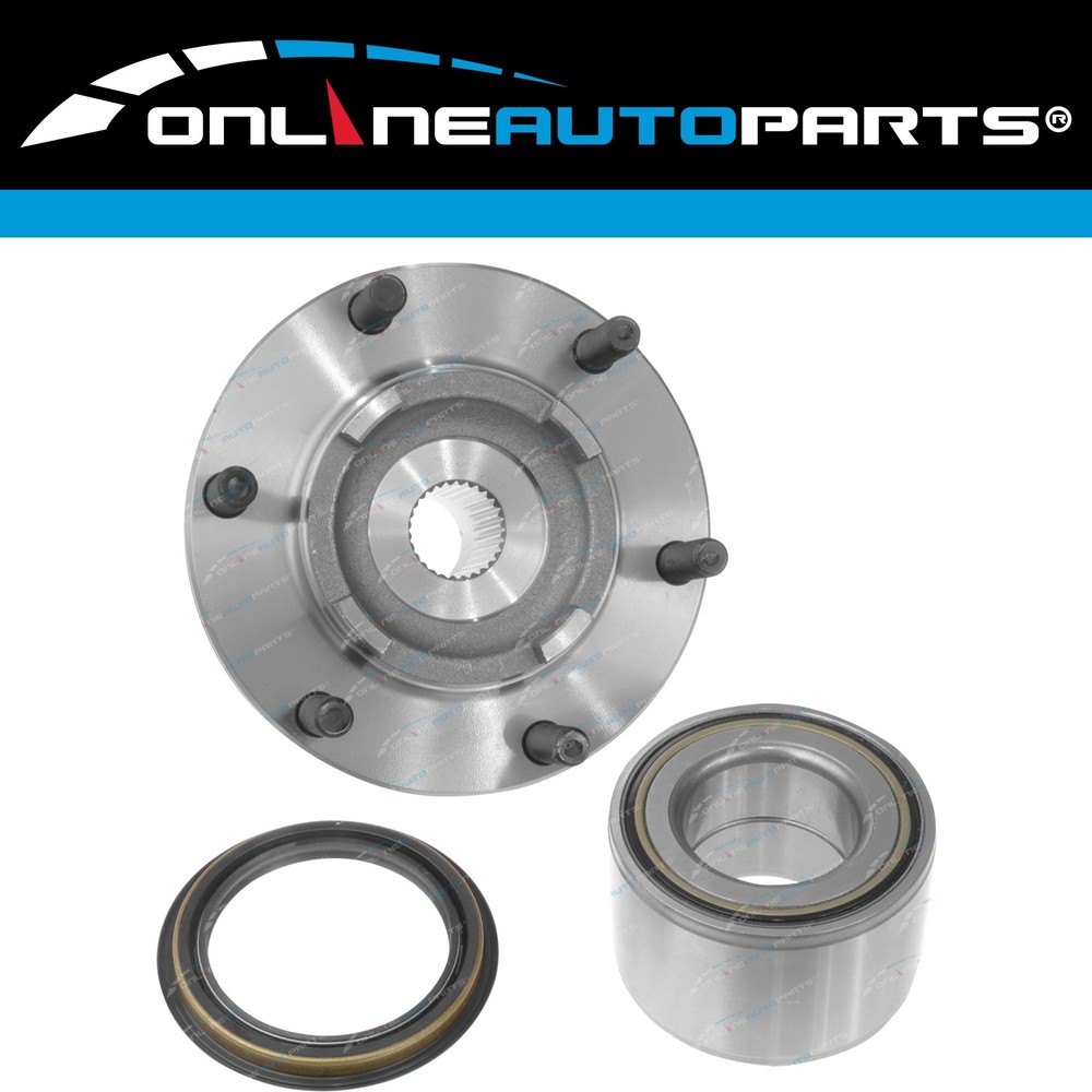 2 Front Wheel Bearing Hub Assemblies for 2006-2010 Mazda BT50 B3000 Diesel RWD