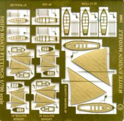 1/700 White Ensign - PE7039 Royal Navy Ships Boats Detail Etching Parts