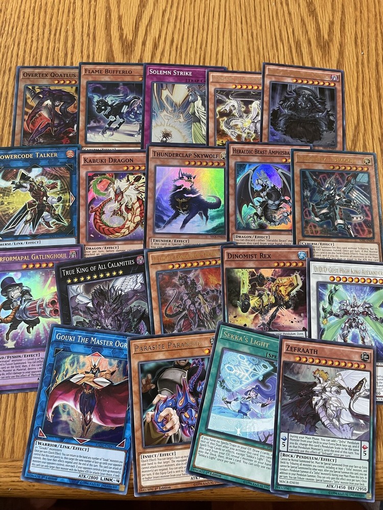 Holo Rare & Uncommon 1st Edition Yu-Gi-Oh Cards - Lightly Played
