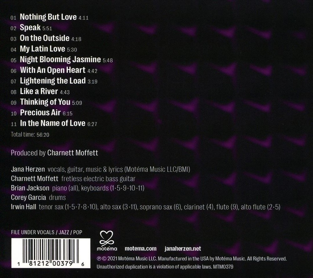 JANA HERZEN LIVE NEW CD