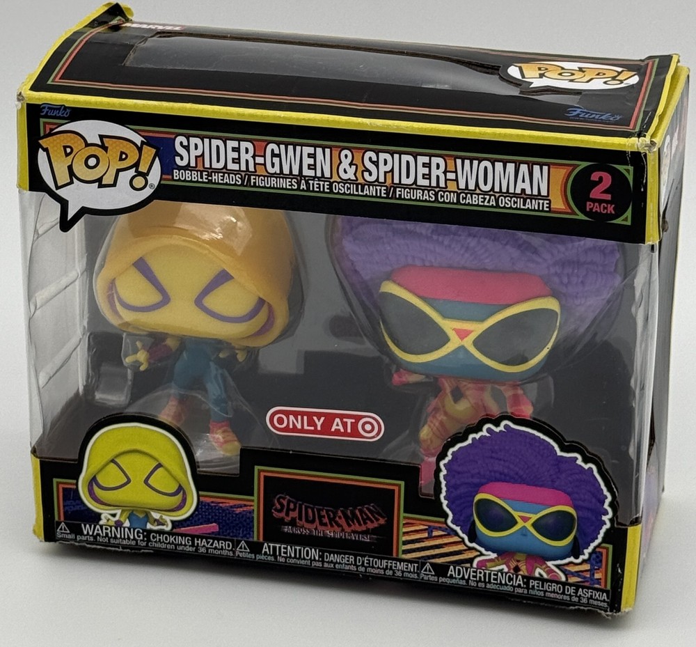 Funko Pop Spider-Gwen Spider-Woman 2 Pack Target Exclusive Damaged Box