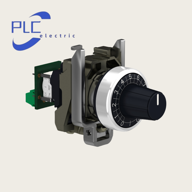 New With Box Schneider XB4BD912R4K7 Ø22 Potentiometer - Resistance 4.7 kΩ