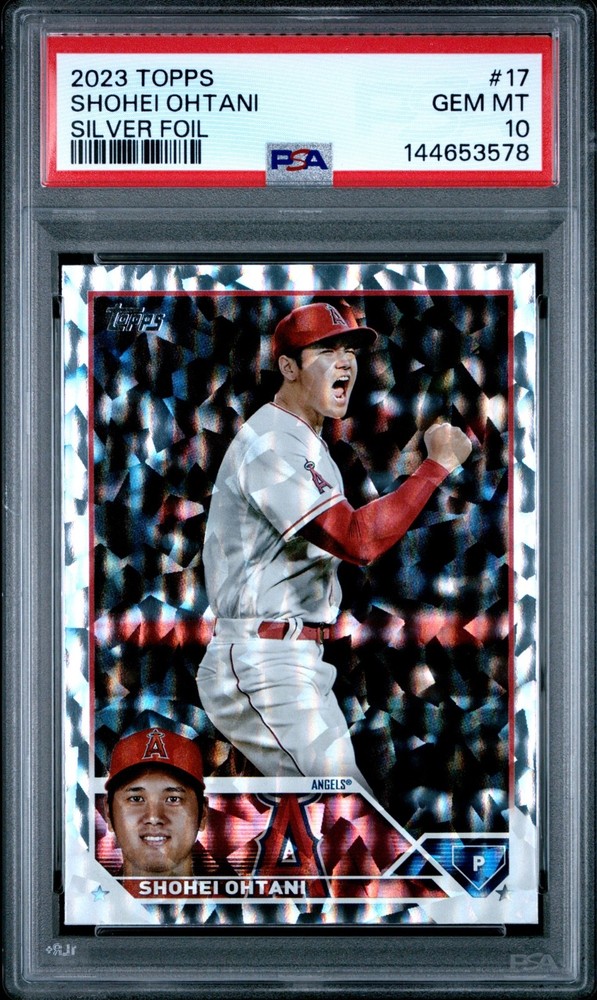 2023 Topps Shohei Ohtani Silver Foil PSA 10 GEM MINT Angels