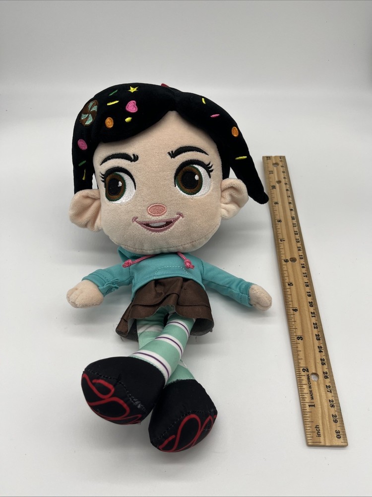 Disney Store Vanellope Von Schweetz Plush Doll Stuffed Toy Wreck It Ralph 12”