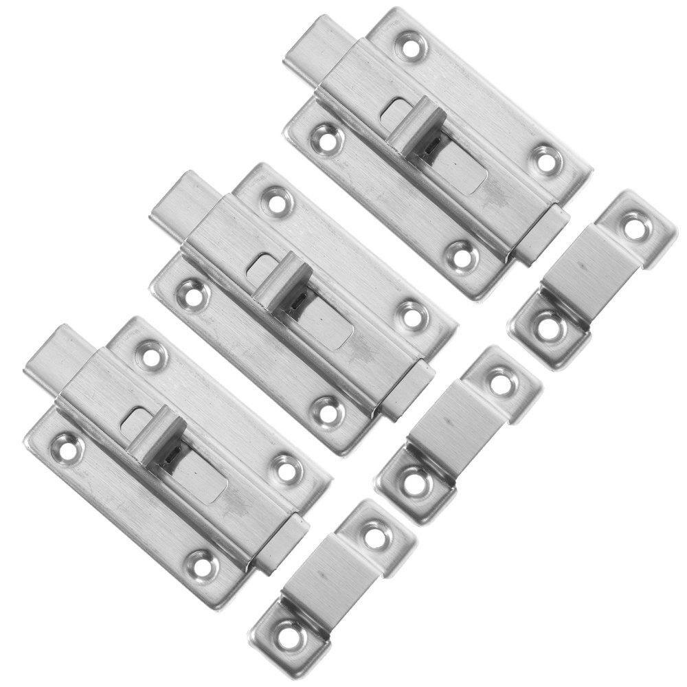 3 Pcs Window Door Latches Lock Windows Interior Door Latches Sliding Door Lock
