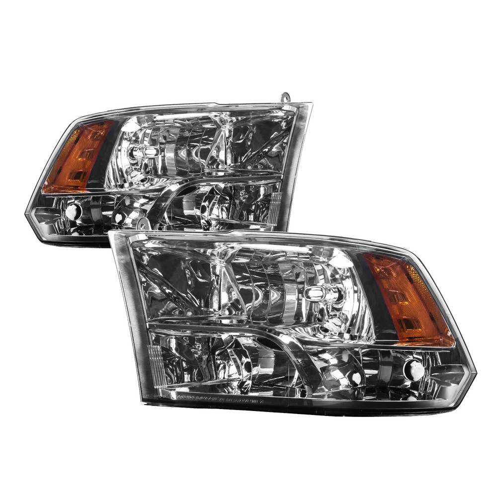 2x Front Headlight Assembly For 2009-2010 Dodge Ram 1500 2011-2018 Ram 1500