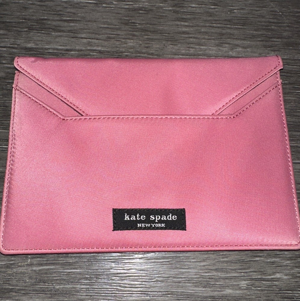 Kate Spade New York Pink Nylon Envelope Wallet 6.75 x 4.75 Coupon Holder-image