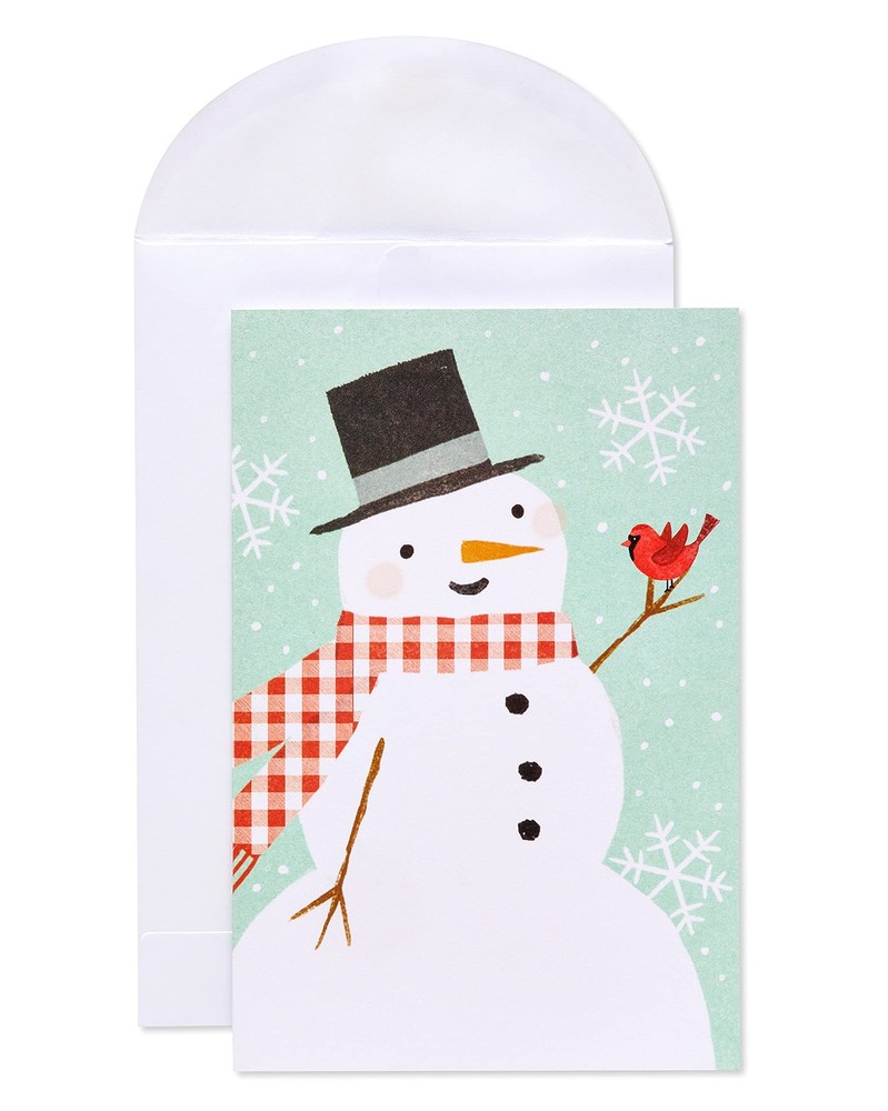 48 Blank Snowman Christmas Cards with Envelopes for Holiday Greetings