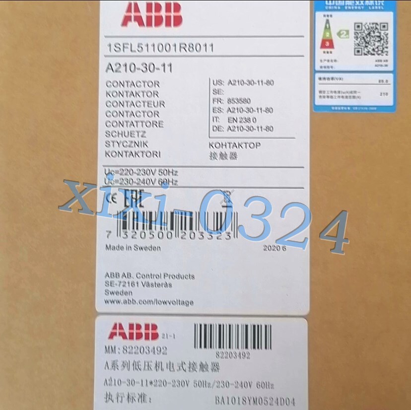1pcs NEW ABB AF210-30-11 contactor DHL shipping