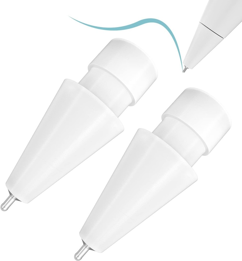Upgraded iPad Pen Tips for Apple Pencil Pro/2nd/1st/USB-C 0.78mm Metal Fine
