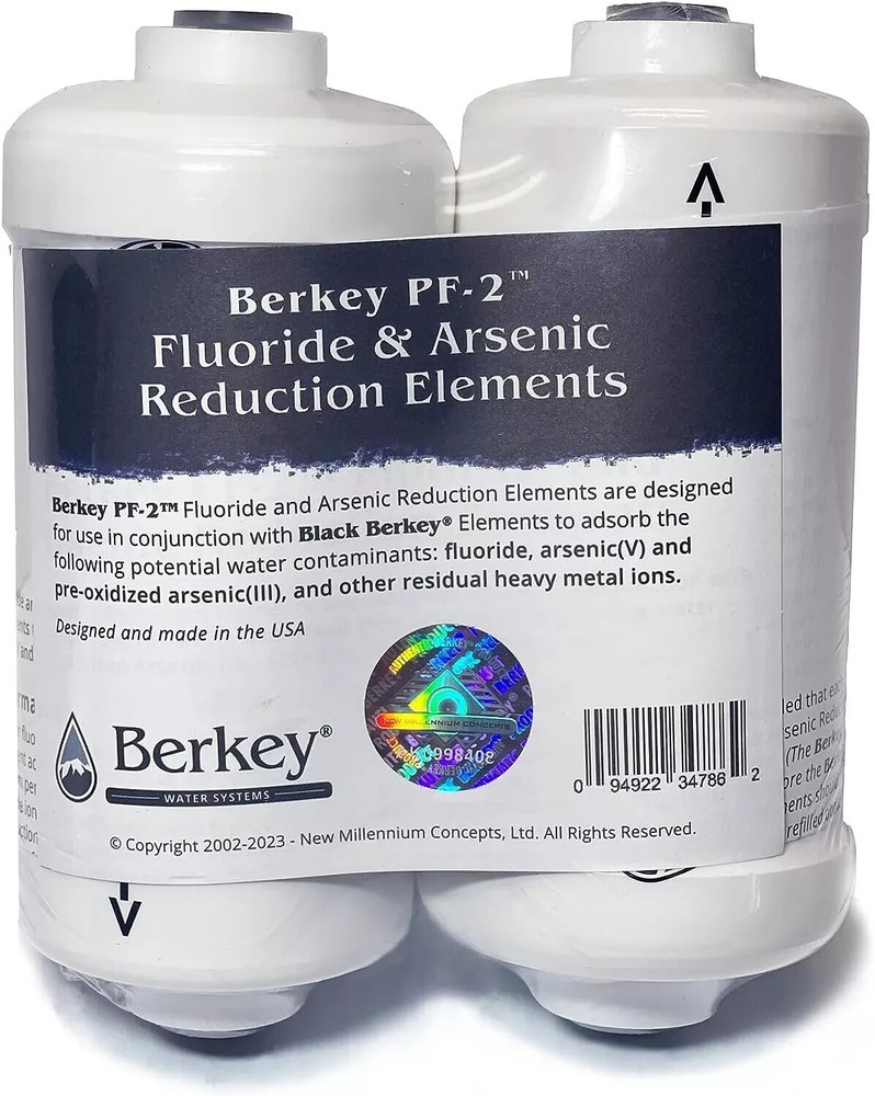 Berkey PF-2 Fluoride and Arsenic Reduction Water Filter - Set of 2