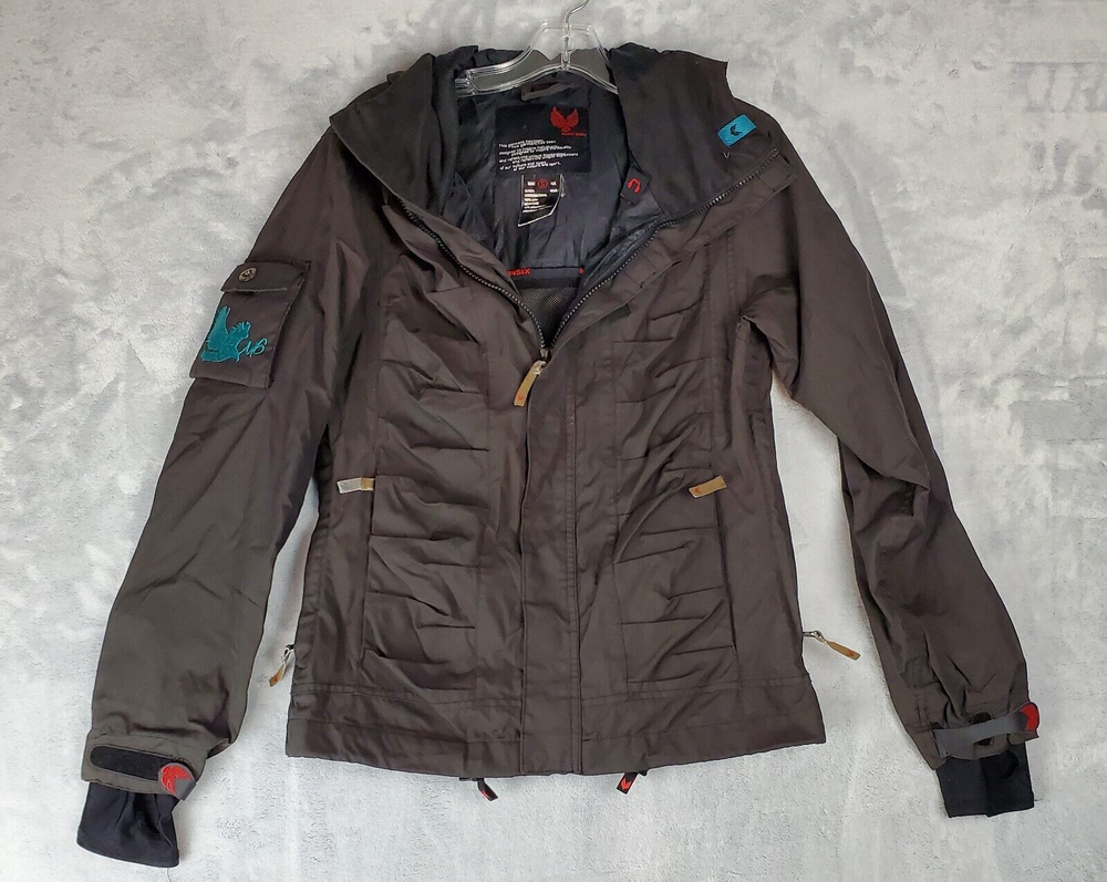 Mission Six Jacket Falcon Series Avalanche Rescue System Brown Small Full Zip