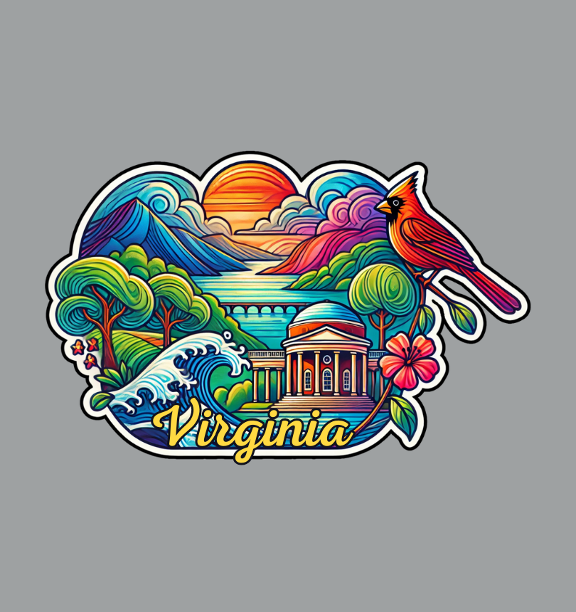 Virginia Fridge Magnet