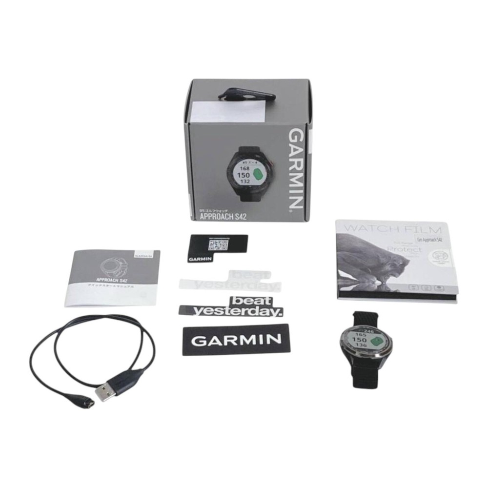 Garmin Approach S42 Golf GPS Watch - Pre-Owned with Minor Scratches, Fully Functional