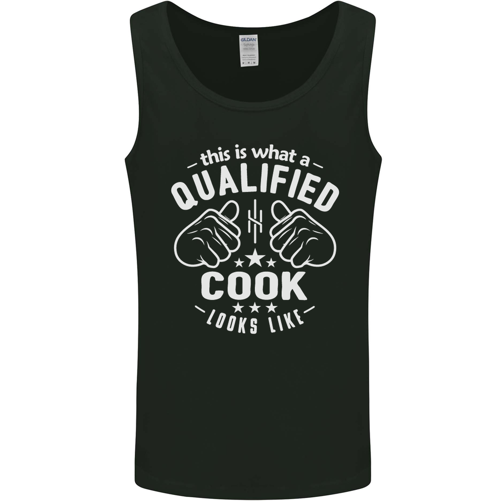 This Is What a Qualified Cook Looks Like Mens Vest Tank Top