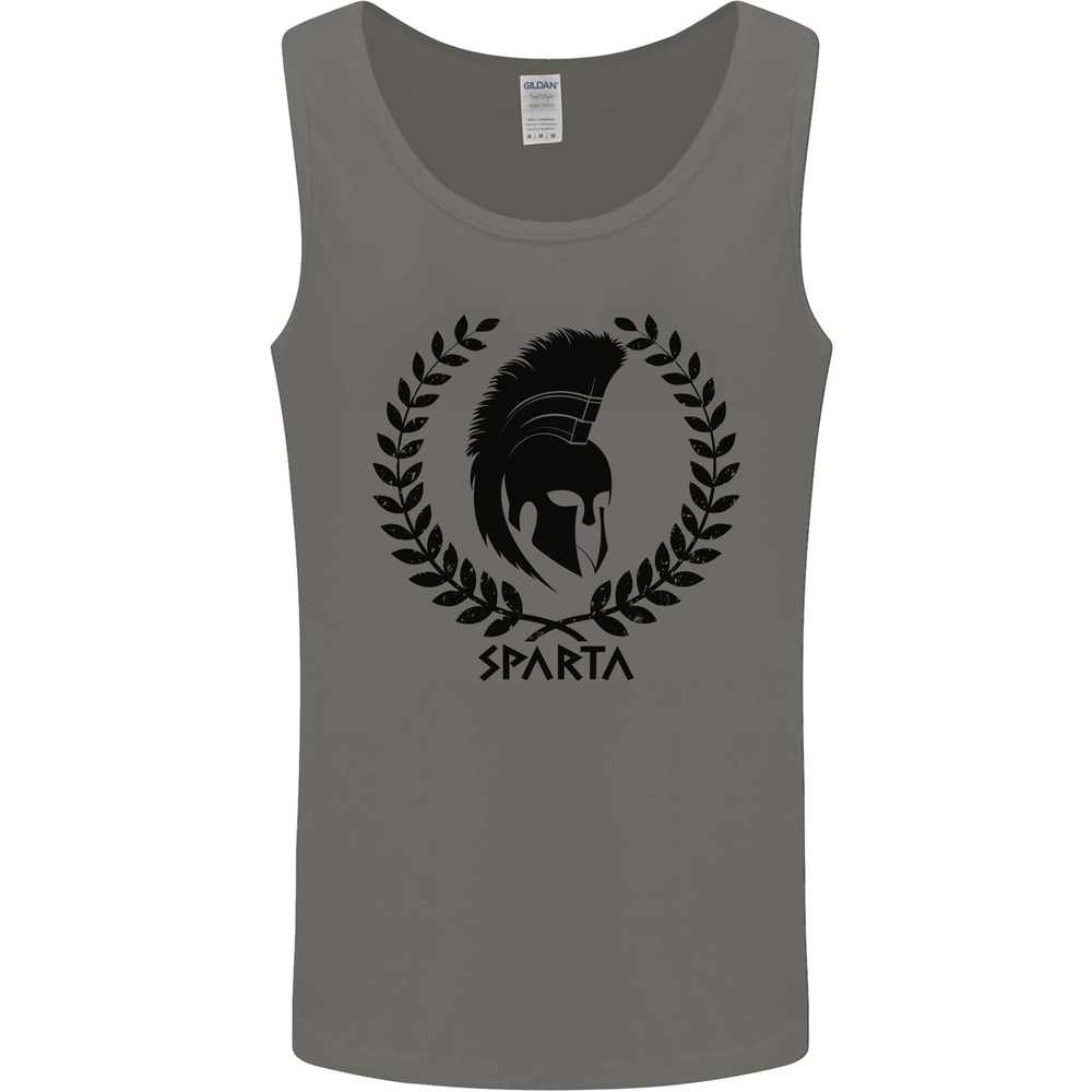 Bodybuilding Sparta Helmet Gym Training Mens Vest Tank Top