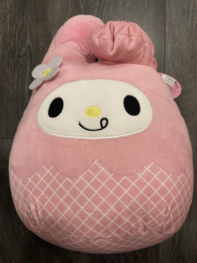 Squishmallows Hello Kitty My Melody Pink Ice Cream Squishy Stuffed Plush 12”