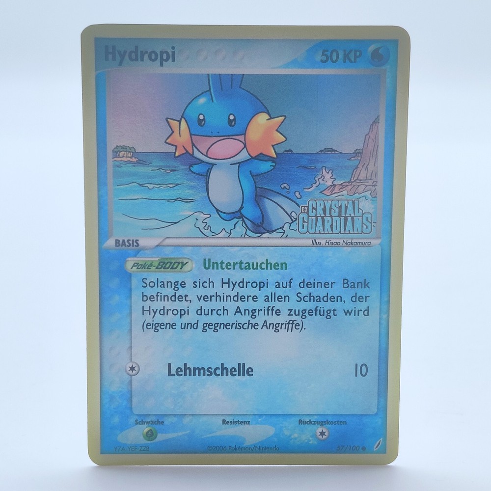Pokemon TCG EX Crystal Guardians 57/100 Hydropi German Card