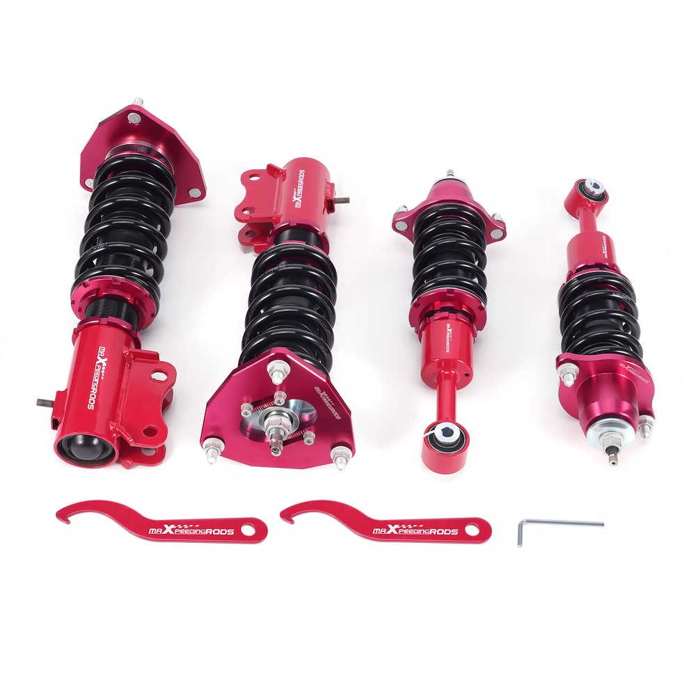 24 Way Damper Adjustable Coilovers Struts Shocks For Mitsubishi Lancer FWD 02-06