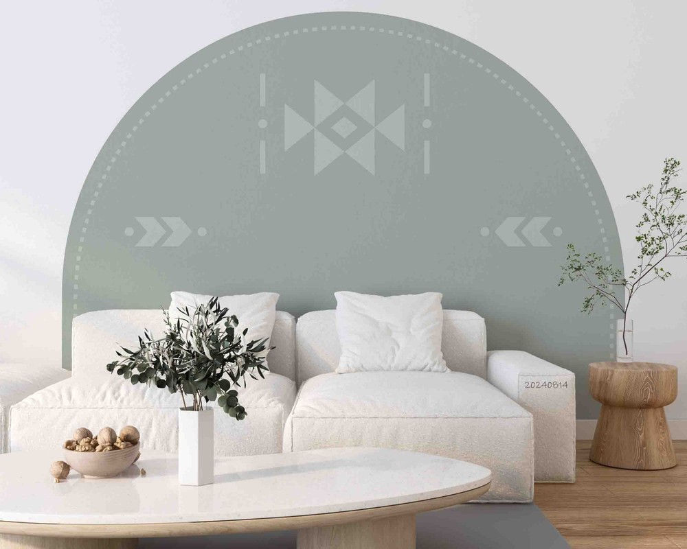 3D Blue Geometric Siesta Theme Wall Murals Wallpaper Murals Wall Sticker
