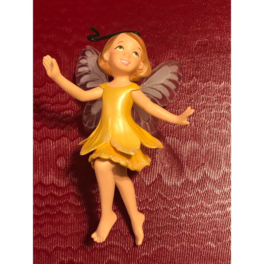 Vintage 2014 Dainty Daffodil hallmark fairy ornament Limited