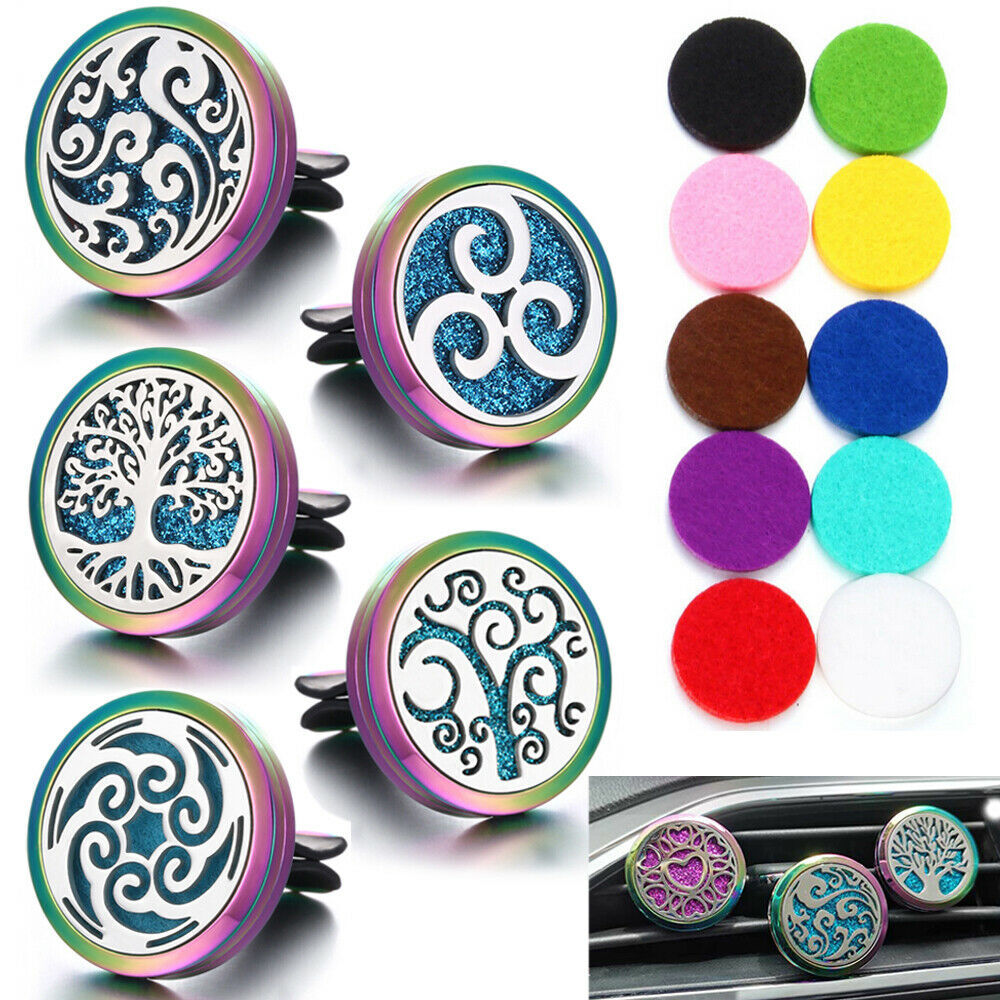 1pcs Car Vent Clip Aromatherapy Diffuser with 5 Free Felt Pads  