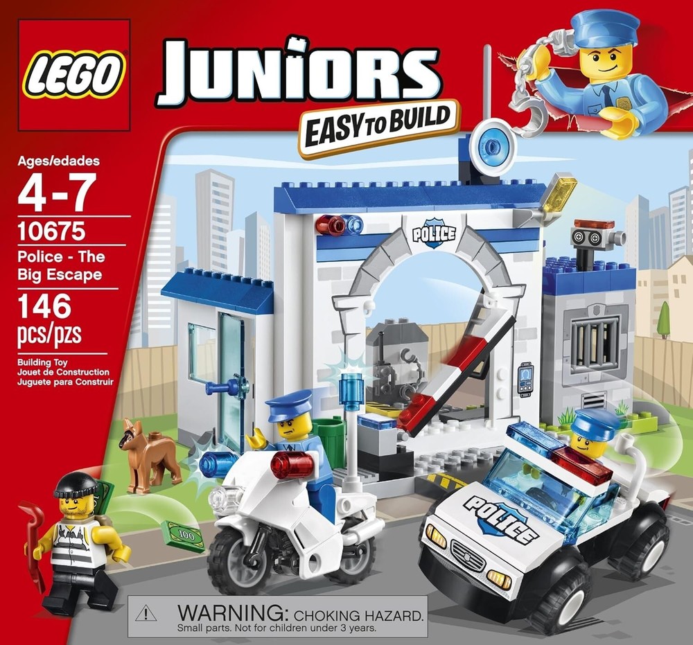 LEGO Juniors Police Big Escape Building Kit 10675 for Kids