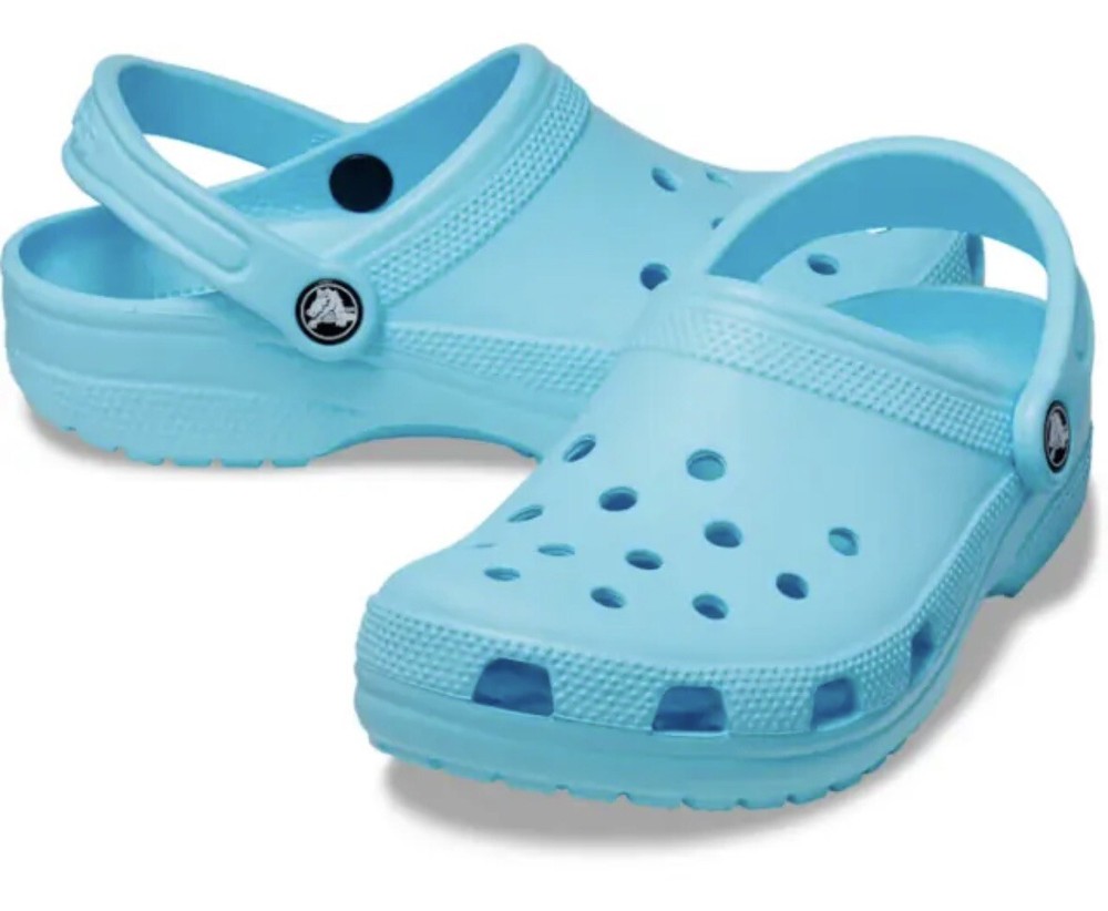 Mens Size 12 Crocs Classic Clog Slip On Artic Blue 10001-411 Sandal Shoes New