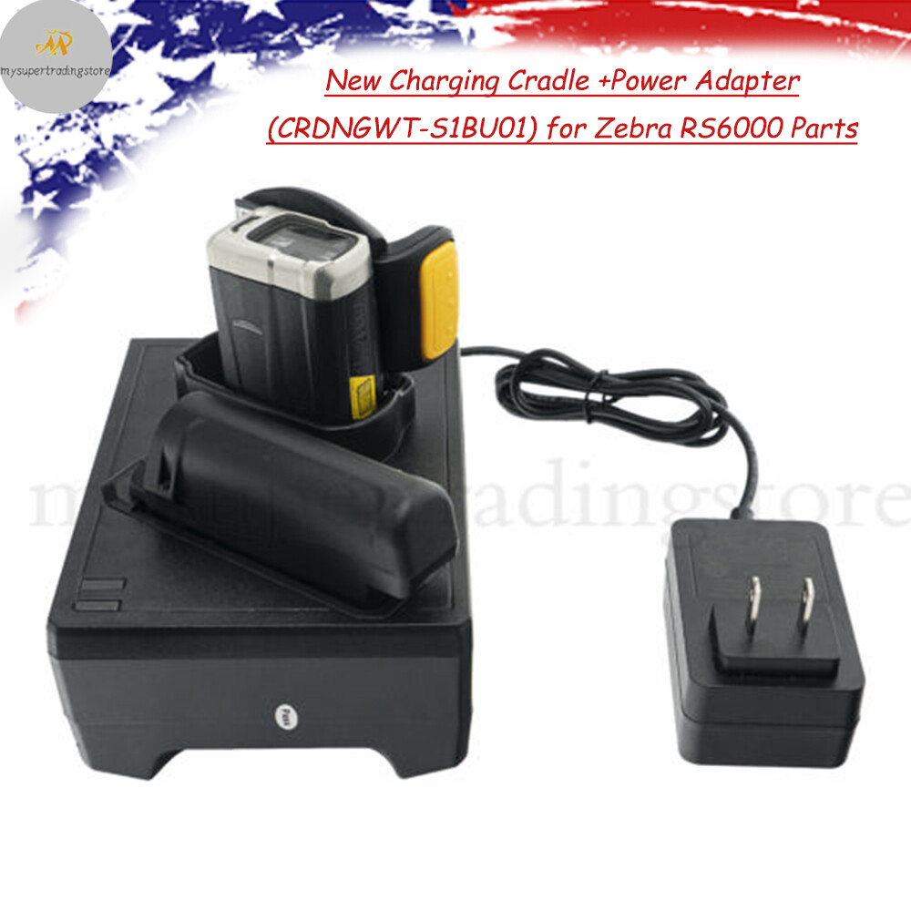 New Charging Cradle +Power Adapter (CRDNGWT-S1BU01) for Zebra RS6000 Parts