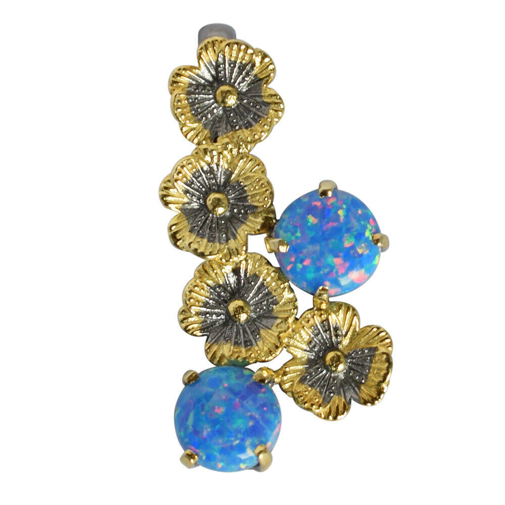 Round Sparkling Fire Opal Gemstone in 925 Silver Women’s Pendant Cyber Monday Jewelry-image