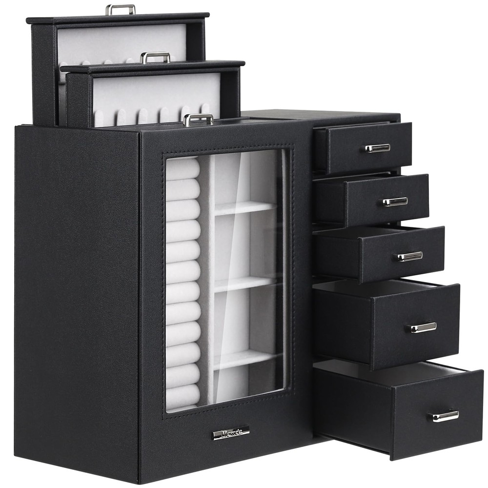 Large Jewelry Organizer for Dresser - Spacious Jewelry Box Holder for Women