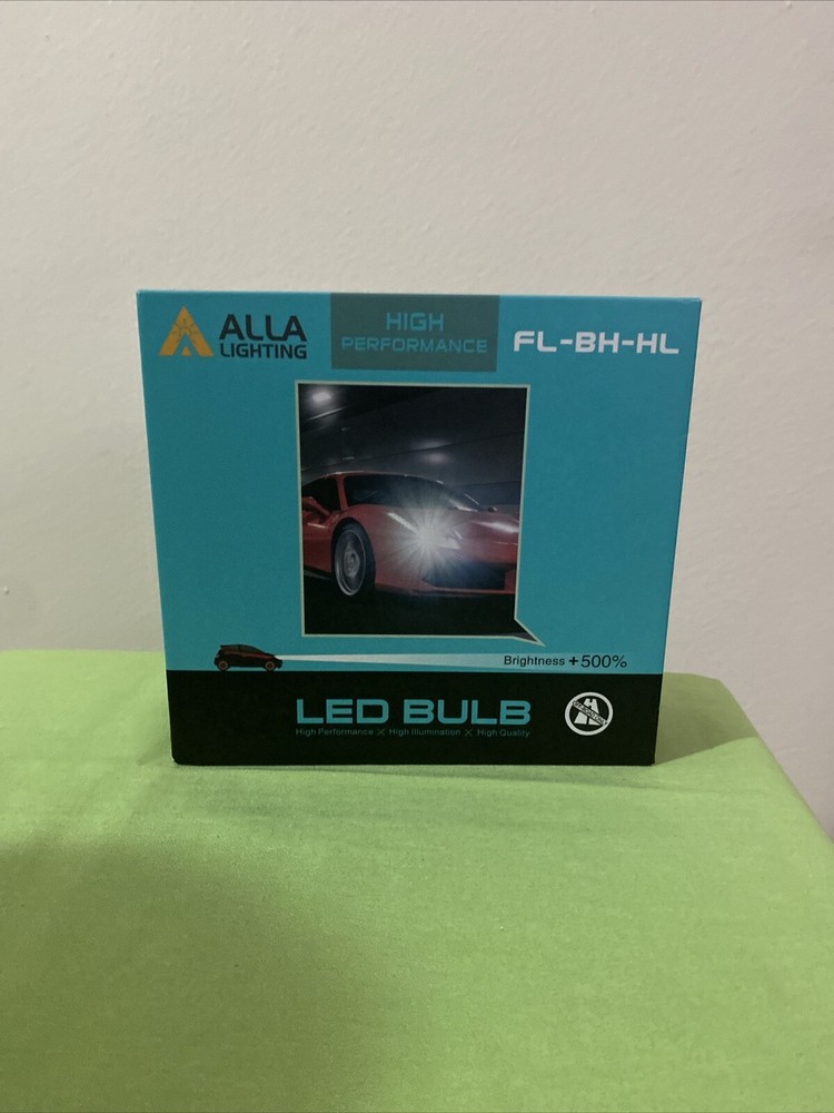Alla Lighting LED 9005-FL-BH-HL Headlight Bulb,Whitest Brightest,Newest,Ever,DRL