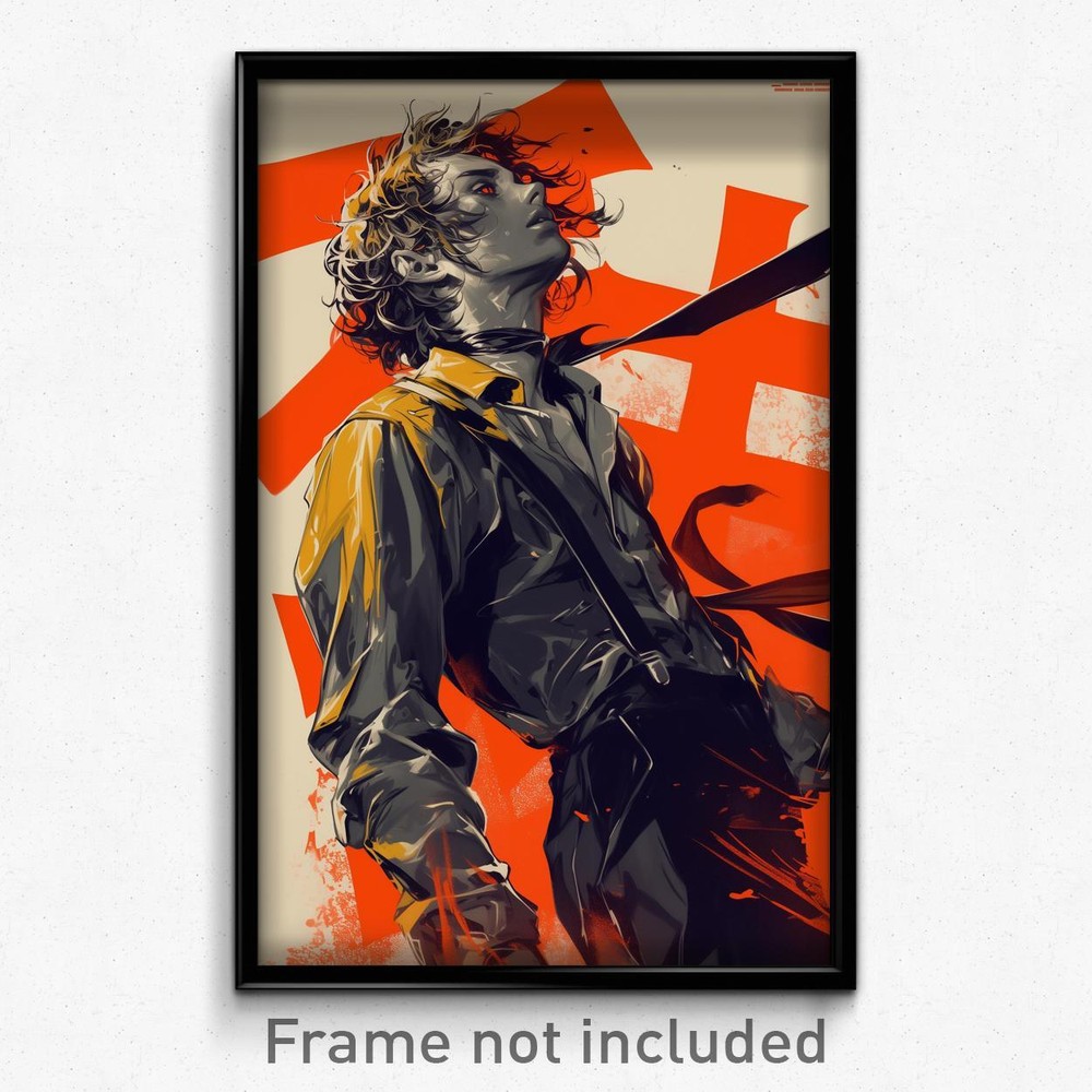 Icelandic Movie Poster - Boy Feeling Persevering, Urban Cross Choker (Art Print)