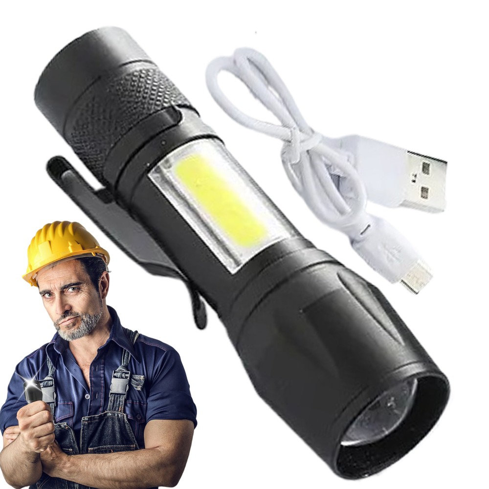 Handheld Flashlight High Lumens Waterproof LED Flashlight Adjustable Camping