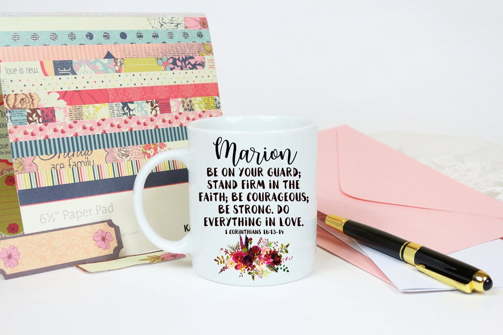 Personalised Scripture Mug Bible Verse Mug Bible Study Gifts Personalised Mug