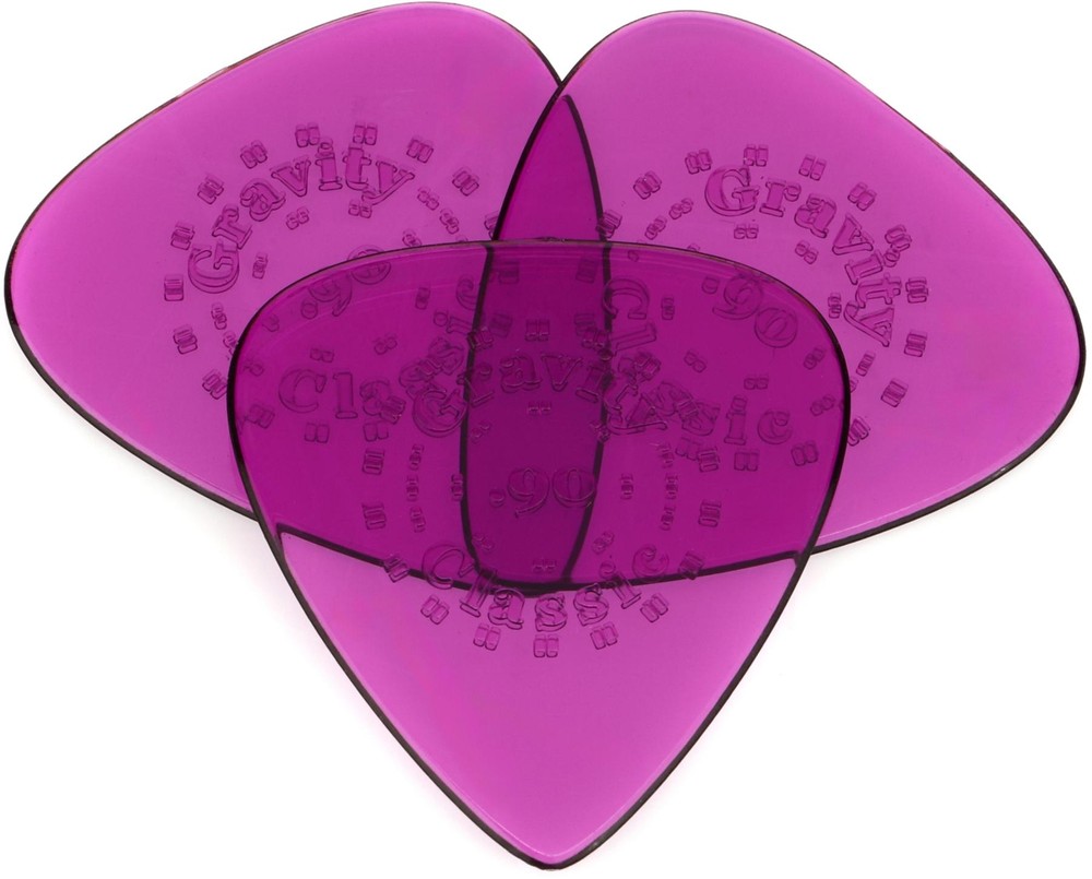 Gravity Picks Classic 3-pack - Standard .90mm (2-pack) Bundle