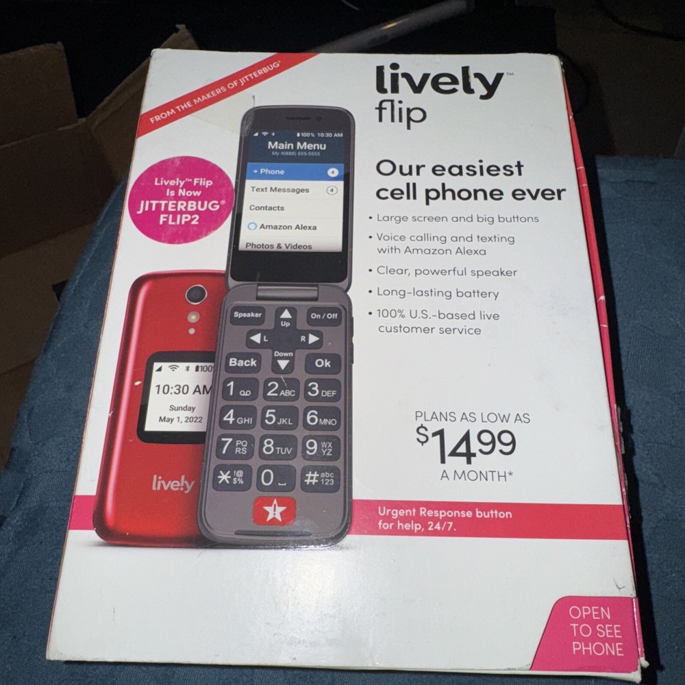 Jitterbug Flip2 Phone For Seniors