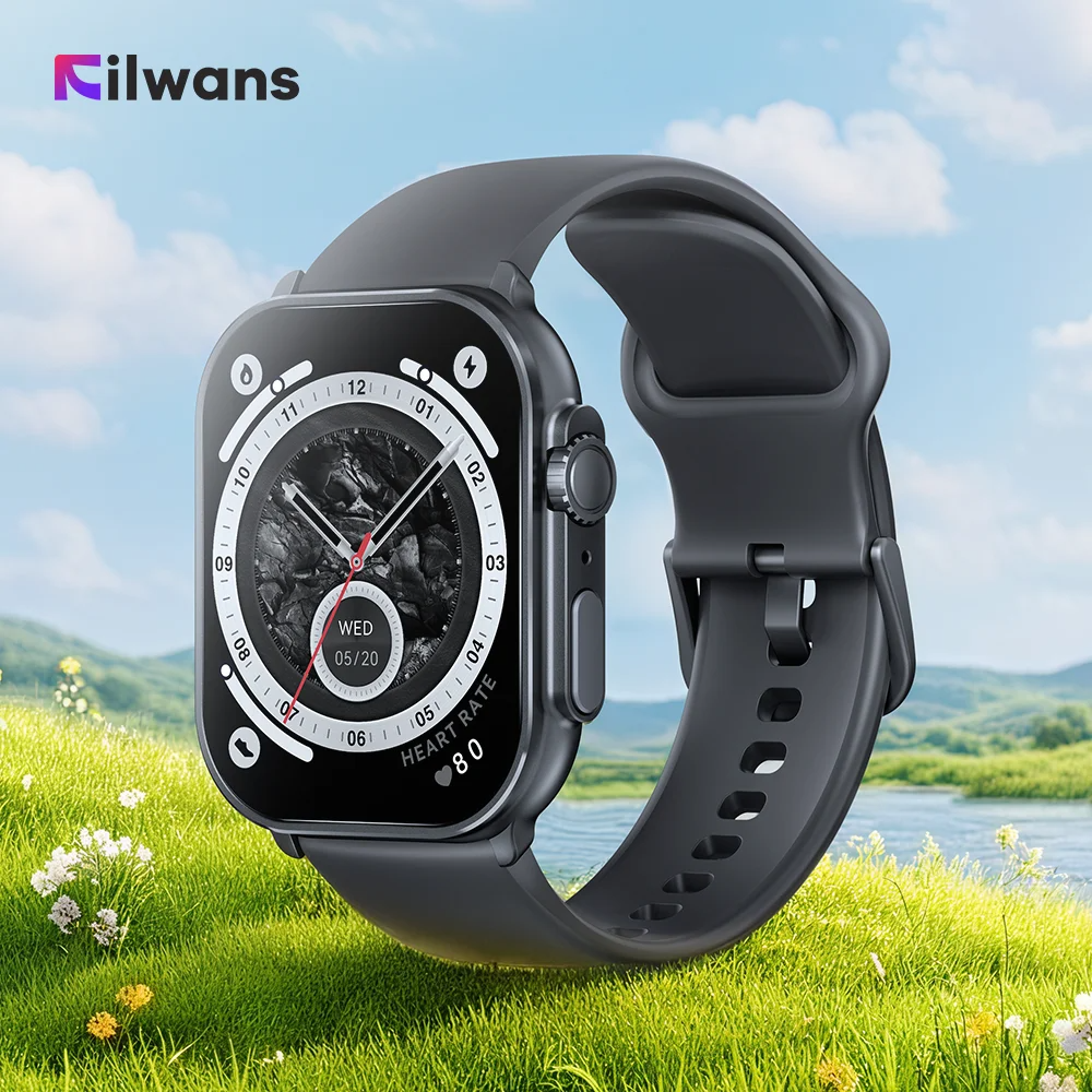 Filwans GTS 2024 Smartwatch for Men Women IP68 Waterproof Fitness Tracker with Health Monitoring