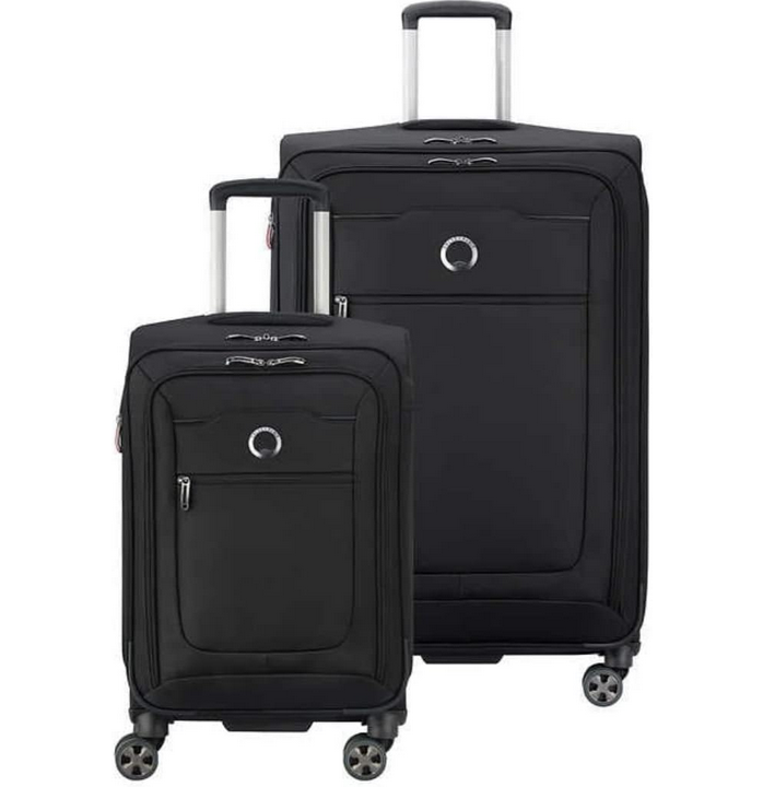 Delsey Paris 1946 Black Softside 2-Piece TSA-Accepted Luggage Set 30 & 22 Inch