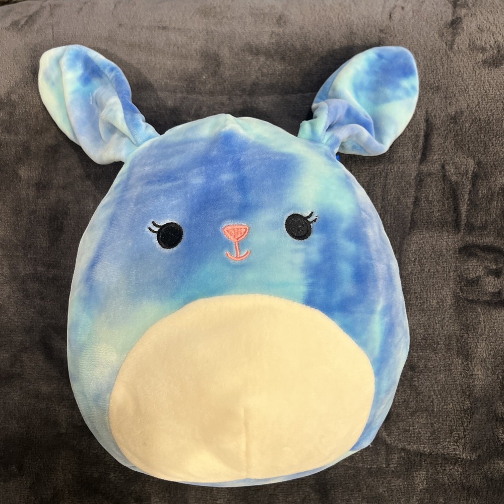 Kellytoy Squishmallow 8 Inch Bobby The Tie Dye Easter Bunny