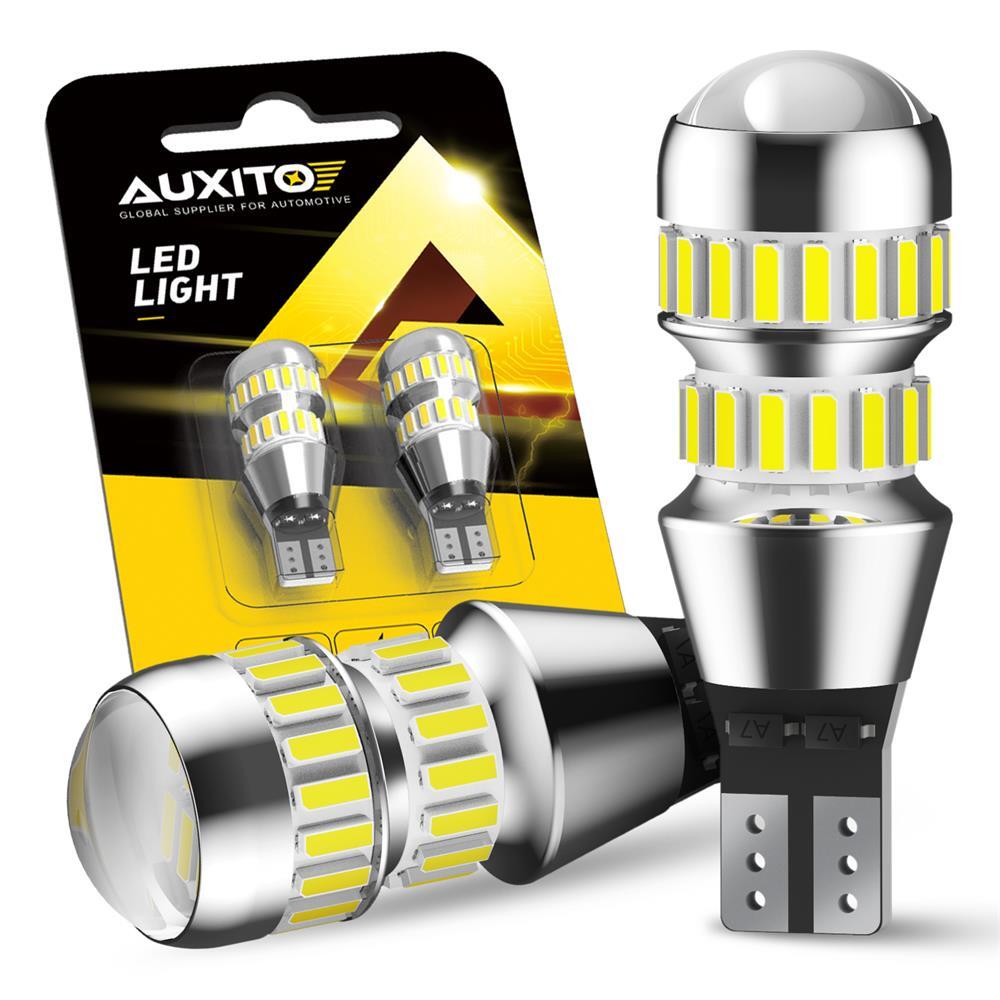 AUXITO LED Reverse Back Up Light Bulb 921 W16W 912 T15 906 916 Super White 6000K