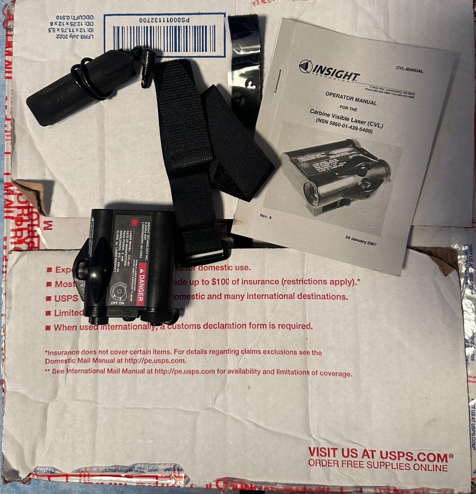 Carbine Visible Laser CVL-000C / PEQ 5 / RED LASER / HUNTING / AIRSOFT